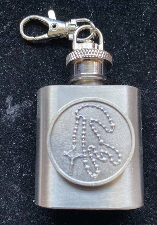 Rosary - Holy Water Flask                (1 oz)