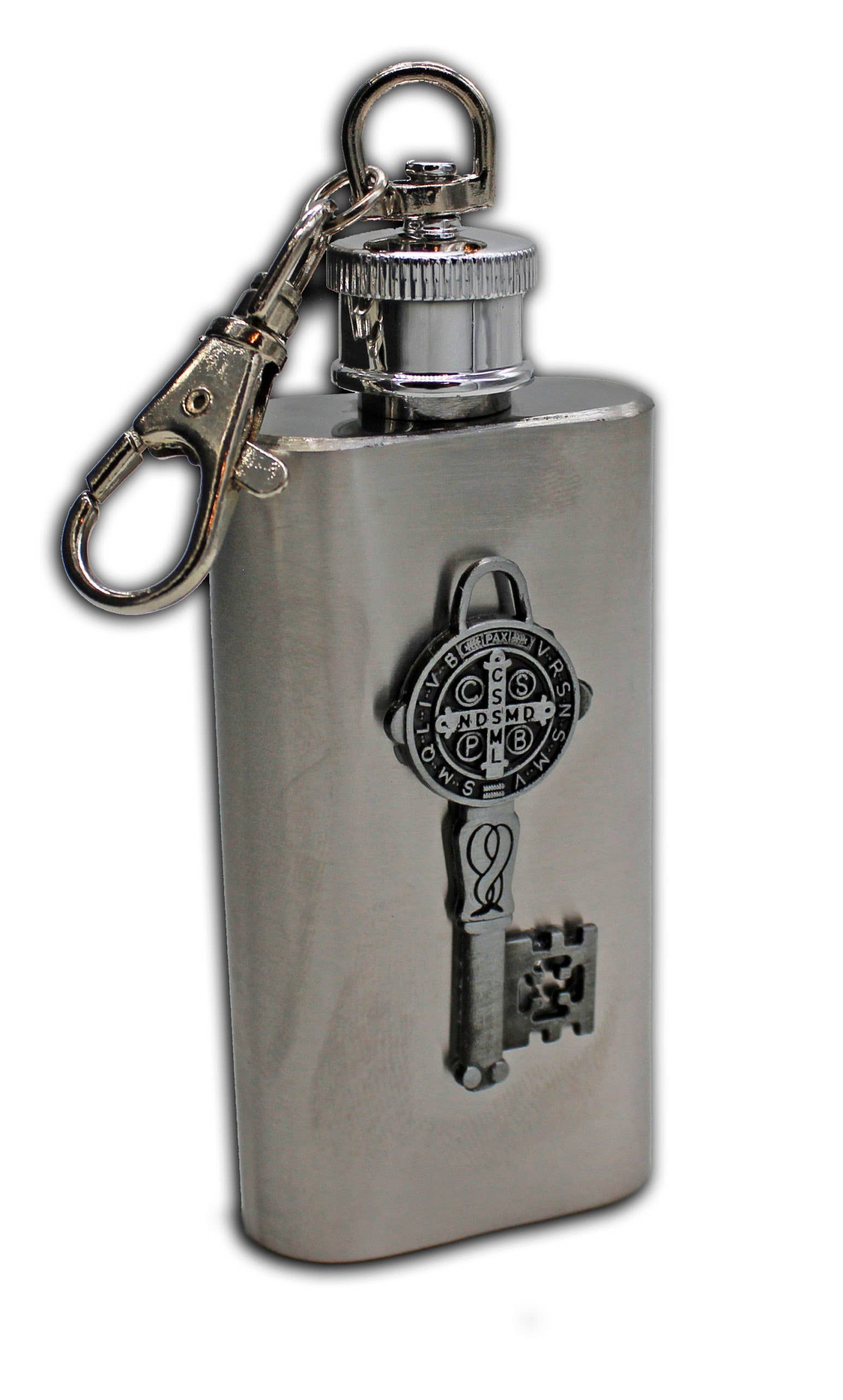 Saint Benedict Key  -Flask                (2 oz)