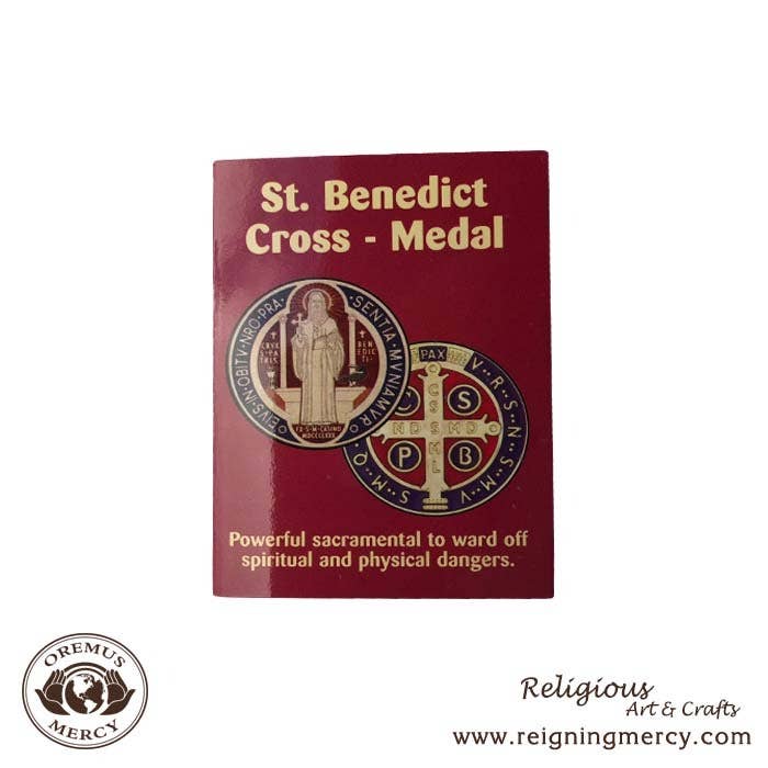 St. Benedict Cross Medal  (25/pk)