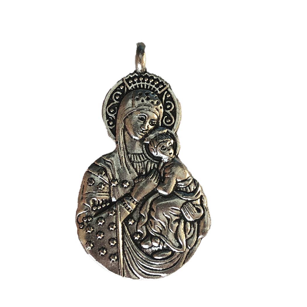 Our Lady of Perpetual Help charm   (2" x 1.25")