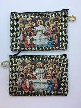 MD Last Supper Rosary Pouch     (4" x 6")