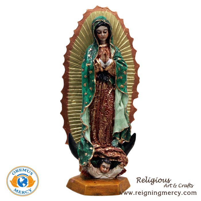 Virgin de Guadalupe Statue             (8″ x 3.5")