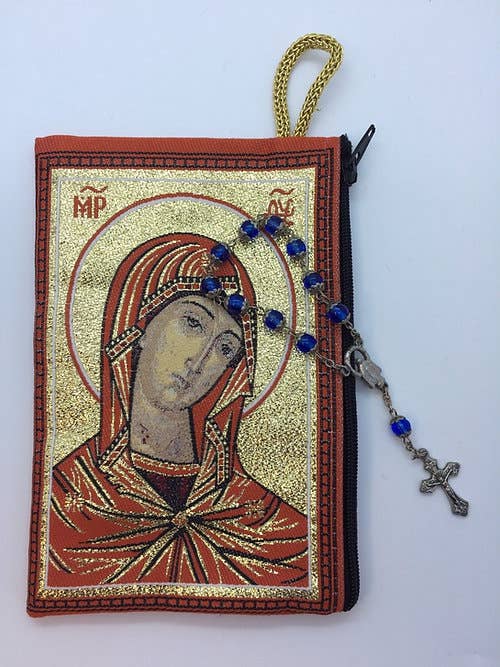 MD Rosary Pouch  – Blessed Virgin Mary           (4" x 6")